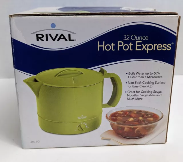 Vintage 1990s Rival Hot Pot Express 4070 Electric Kettle Tea Pot 