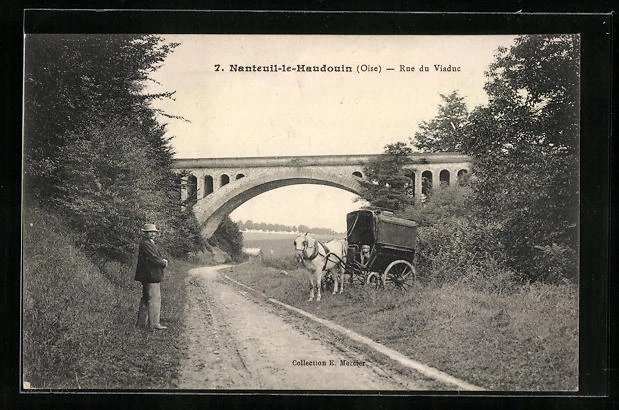 CPA Nanteuil-le-Haudouin, Rue de Viaduc