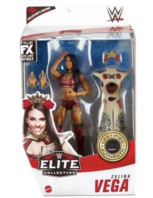 WWE Zelina Vega Exclusive Sammler Ed Mattel Elite Serie 84 Wrestling Figur