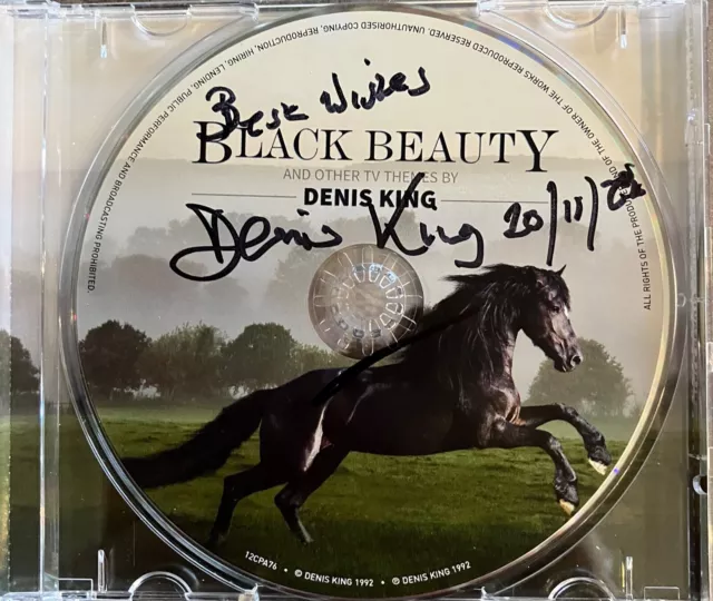 DENIS KING -  Black Beauty & Other TV Themes CD AUTOGRAPHED TO ORDER BY COMPOSER
