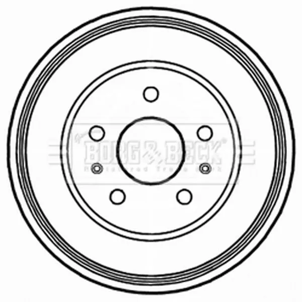 Brake Drum Rear FOR FORD FOCUS II 1.4 1.6 1.8 04->12 Diesel Petrol BB