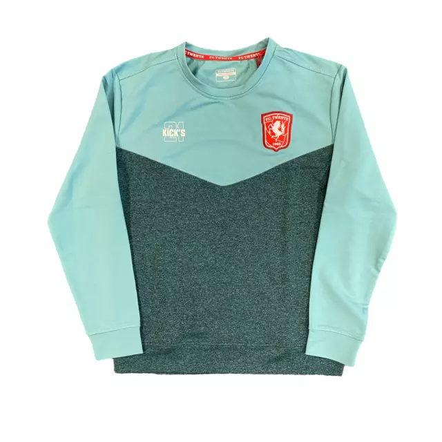 FC Twente Kid's Sweatshirt (Size 11-12y) Football Training Crew Sweat - New