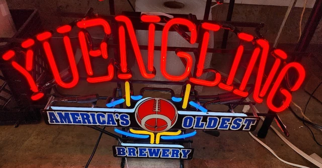 Yuengling Beer Football Vintage  26"x18" Neon Light Sign Lamp Bar Wall Decor