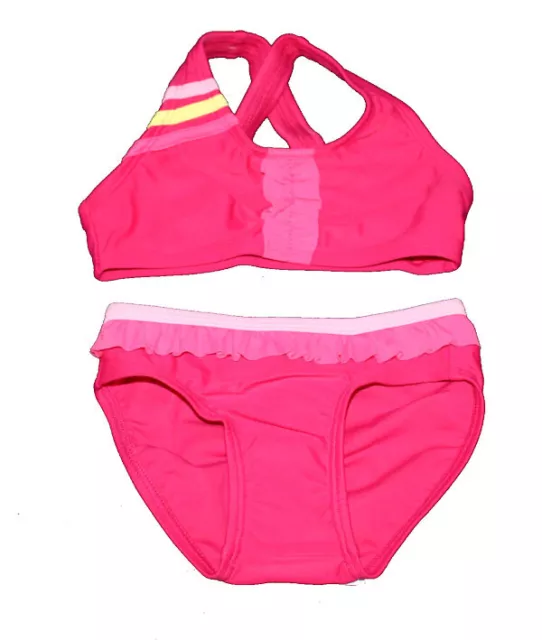 MÄDCHEN ADIDAS AW 3SA INF 2 PC BIKINI PINK BERRY  SWIMSUIT Gr. 86 NEU