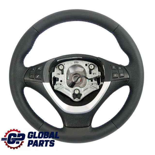 Volant Sport BMW E70 X5 M En Cuir Nappa Reconditionné - Noir, Multifonction, Sans Airbag