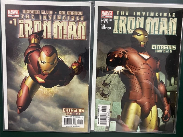 Invincible Iron Man 1-12 16-18 Annual 1 Shield VF/NM Full Run Marvel Comics 2005
