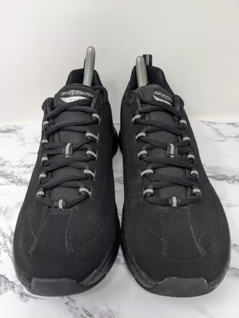 SKECHERS WOMENS ARCH Fit Comfort Black Walking Running Shoes Sneakers ...