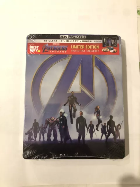 Best Buy New Avengers Endgame SteelBook Digital Copy 4K Ultra HD Blu-ray