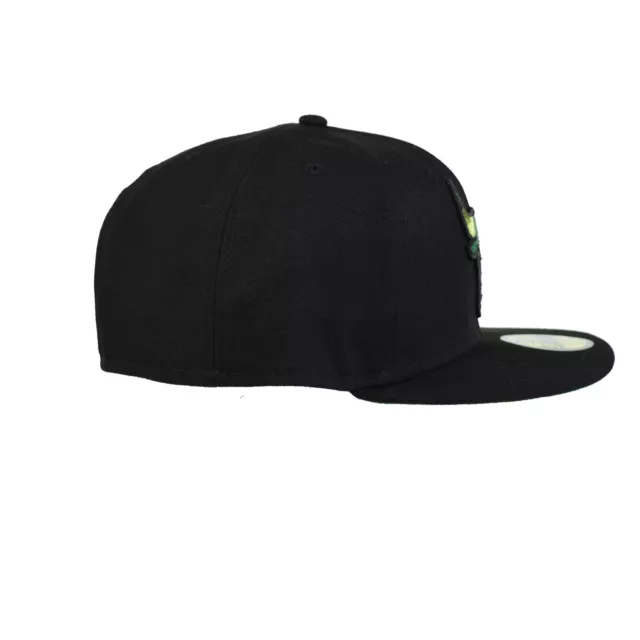 New Era Chicago Bulls Metallic Pop 59Fifty Men's Fitted Hat Black-Green 2