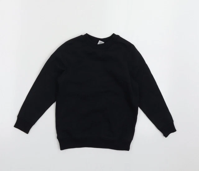 Felpa pullover blu sainsburys ragazzo cotone taglia 4 anni pullover - scuola