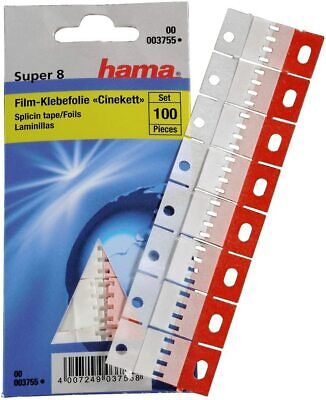 Lámina adhesiva Hama para películas Super 8, 100 piezas, Cinekett no 003755