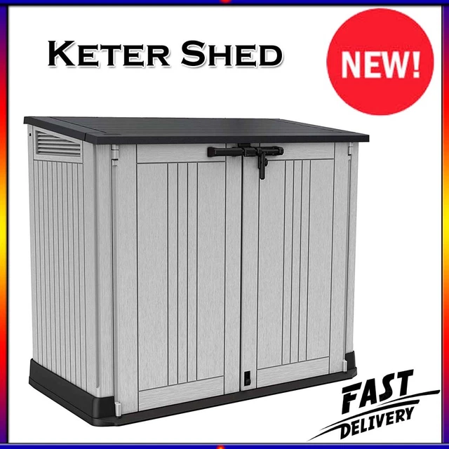 KETER STORE IT Out NovaGarden Lockable Storage Box XL Shed Outside Bike