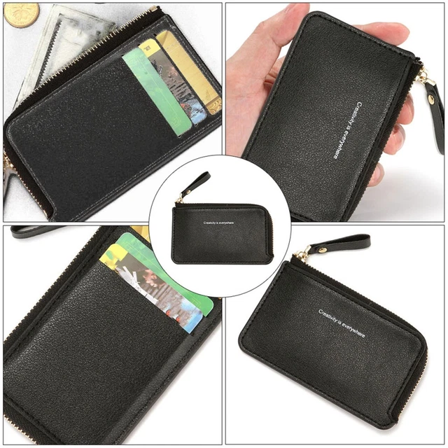 Porte-cartes De Visite Professionnel En Toile Grise - Pochette Compacte Neuve Avec étiquettes