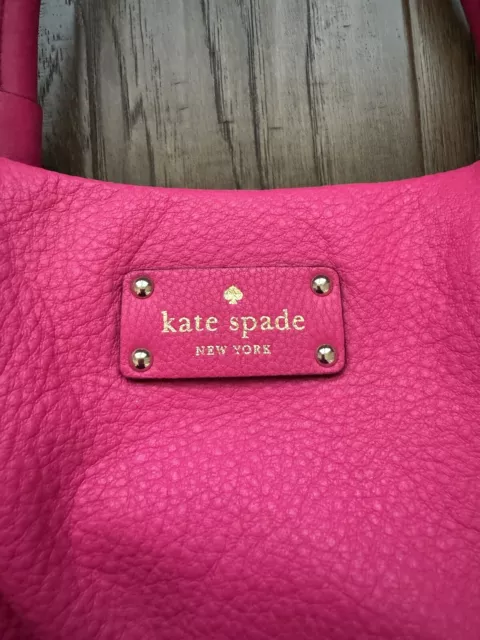 KATE SPADE NEW York Berkshire Road Stevie Handbag Pink Leather Hand Bag ...