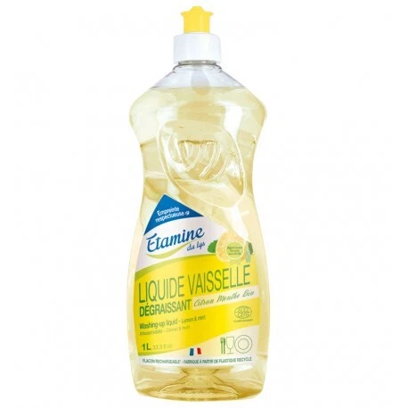 LIQUIDE VAISSELLE Dégraissant Citron-Menthe