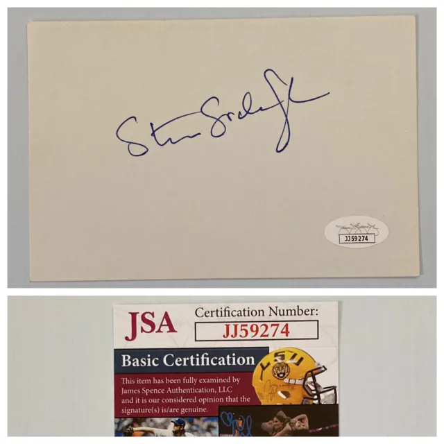 Ocean’s Director Steven Soderbergh Signed Autograph 4x6 Index Card JSA FREE S&H