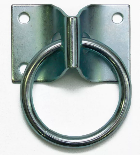 Hitching Ring with Plate Horse Tie Up Livestock