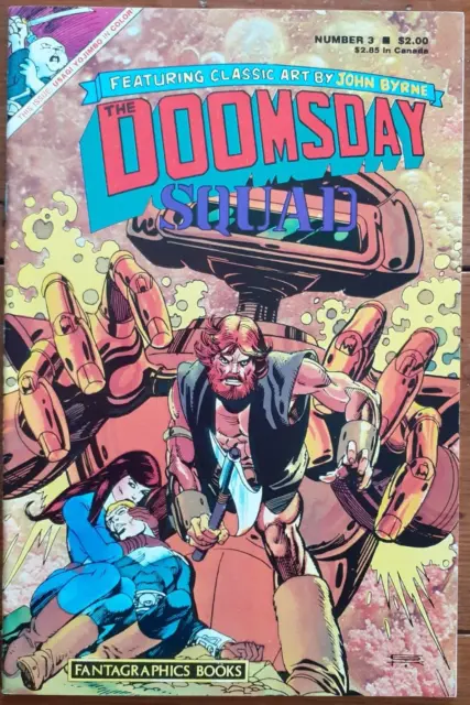 The Doomsday Squad 3, Byrne, Usagi Yojimbo, Fantagraphics Books, Oct 1986, Vf-