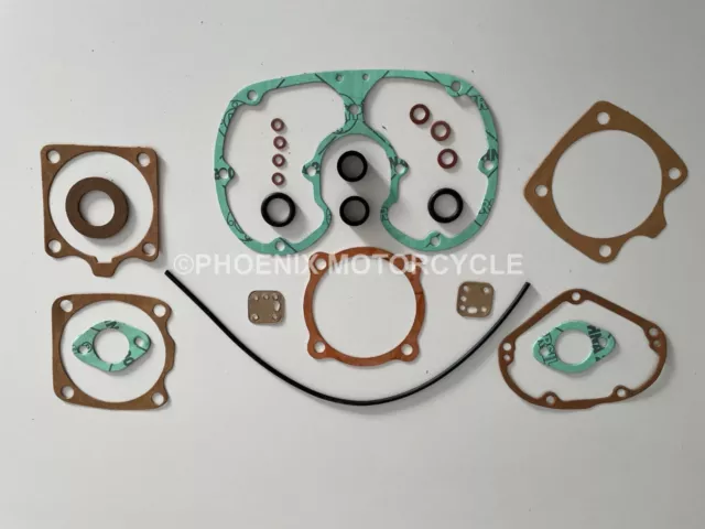 GASKET SET AJS OHV 16MS & MATCHLESS G3/3LS/80/80S 350cc-500cc (1949-61)