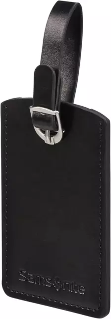 Samsonite Global Travel Accessories Rectangle Luggage Tag, 10.2 Cm, Black