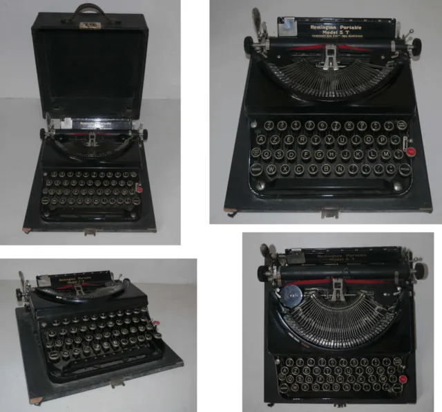 Machine à écrire portative Remington 5 T Non testée