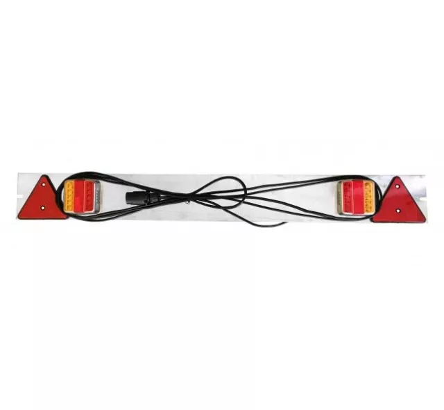 Rampes De Feu De Remorque Largeur 1,22 M Precable Longueur 6 M - Galva + Led