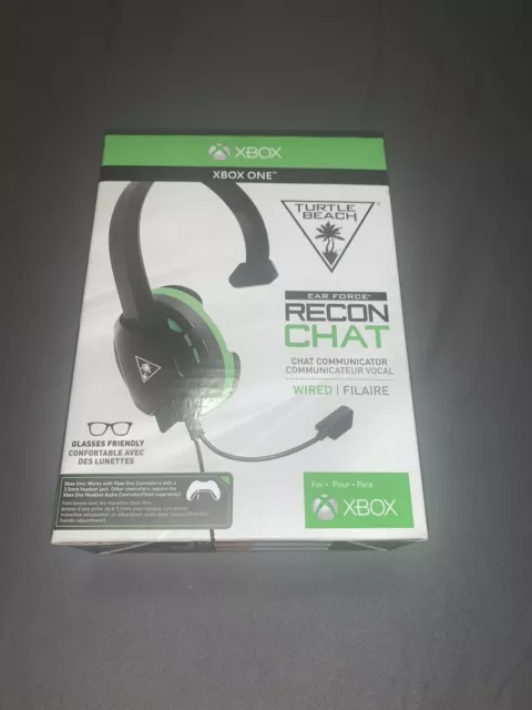 turtle beach ear force recon chat wired headset xbox one mic