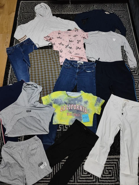 #883💜 Huge Bundle Of Girls Clothes 12-13years GEORGE NEXT H&M TOPSHOP LOFT PRIM