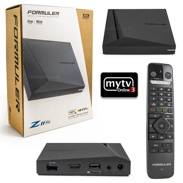 Formuler Z Mini Android 12 Dual Band 5G 2GB Ram 8GB ROM 4K, Nero