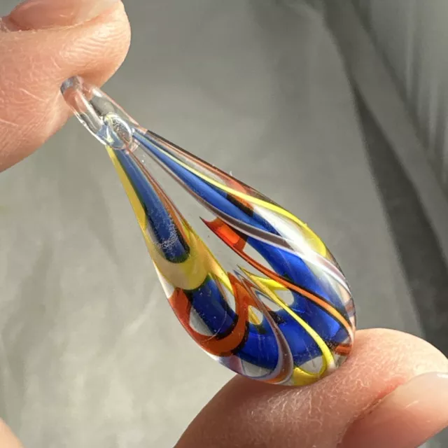 Beautiful Hand Blown Glass Pendant