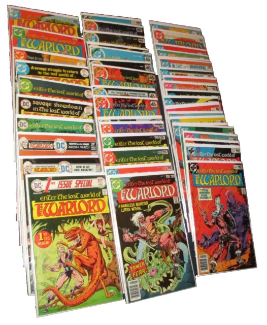 The Warlord 146 Book Lot: 1st Issue Special #8, #1-133, 6 Annuals+ (DC Comics)