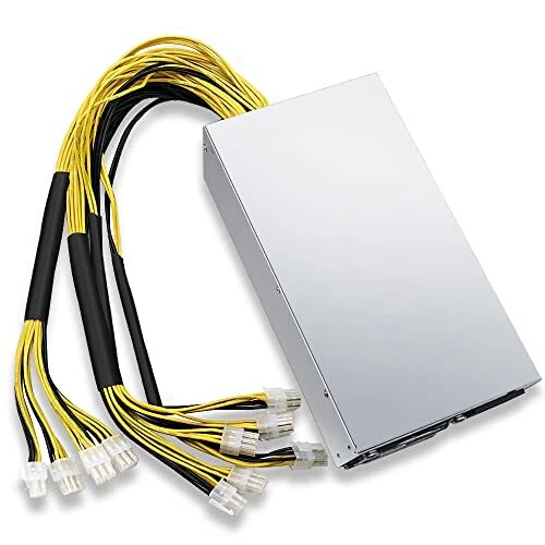 Power Supply Apw7 Equivalent 110V-230V - 1800W 6-Pin Connect Miner Mining sha...