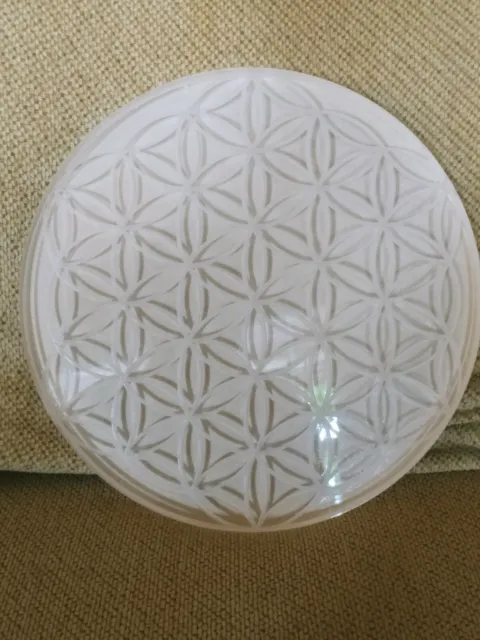 12" Inch Diameter - 1" Thick - Cnc Precision Cut - Flower Of Life - Ancient Symb
