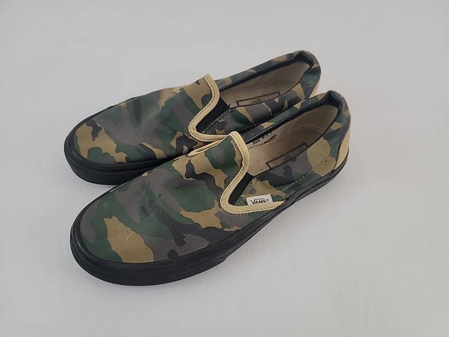 Vans with on sale army print