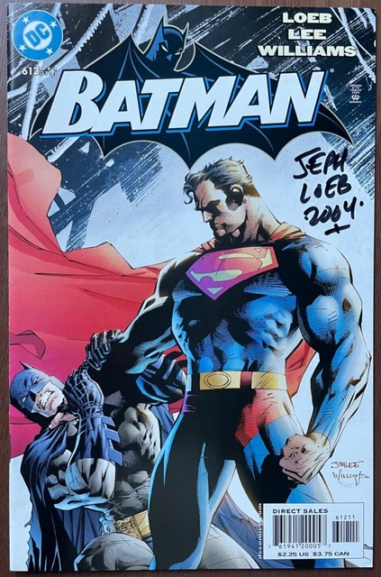Batman #612 HIGH GRADE, Mint Cond. Signed by Jeph Loeb "Hush" Part 5 DC 2003