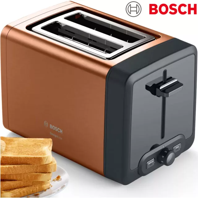 Bosch Toaster Edelstahl 2 Scheiben Zentrierung Toast Automat Brötchenaufsatz NEU