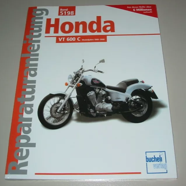 Reparaturanleitung Honda VT 600 C Shadow 1988 - 2000 Bucheli Reparatur Buch NEU!