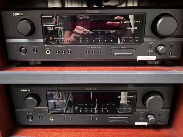 Ampli Home Cinéma Denon AVR-1404 - 5.1 Canaux - 110W - Dolby Pro Logic II - Occasion