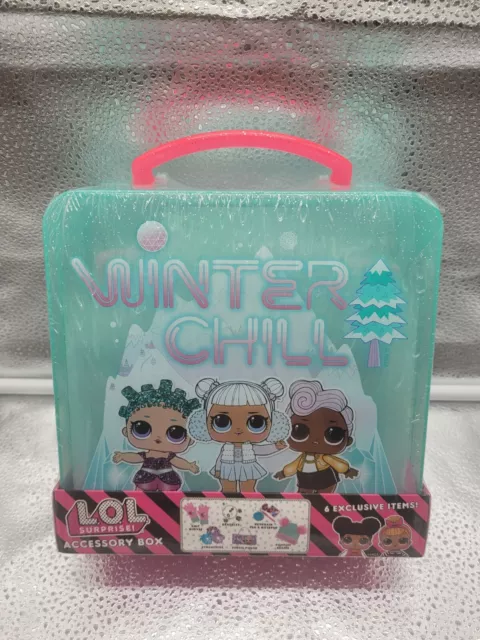 NEW Lol Surprise Girl's Accessory Box Winter Chill 6 Items Green Ink Hat Glove