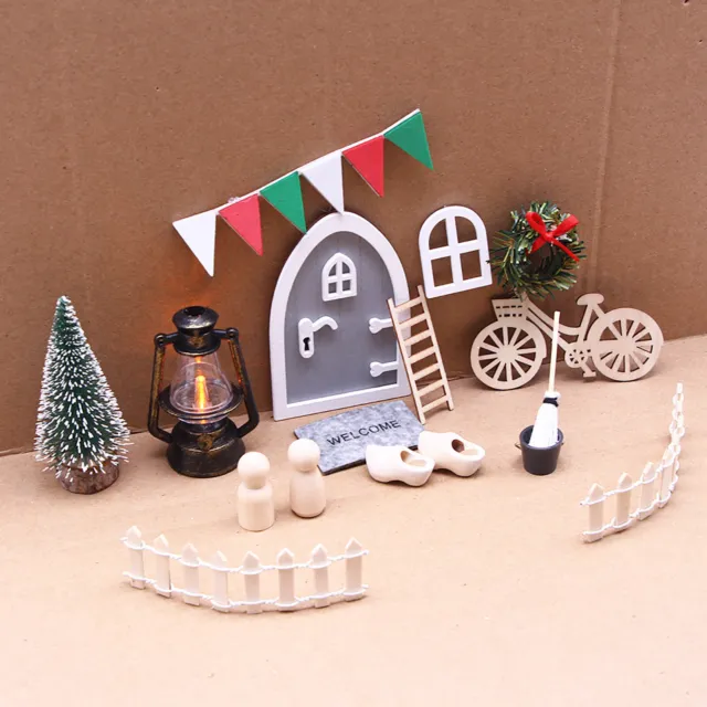 Party Decorations for Women Doll Resin House Mini Decoration Game DIY 14PCS Toys