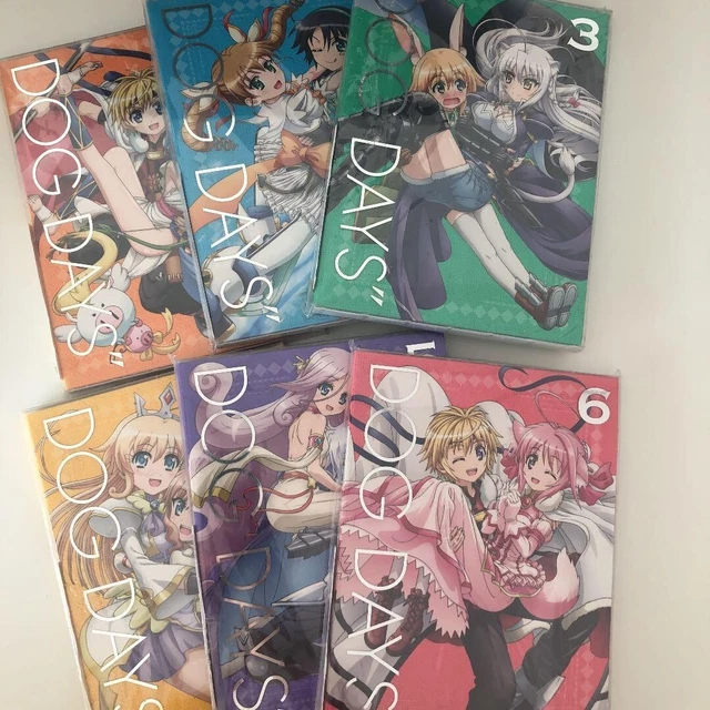 DOG DAYS BLU-RAY Limited Edition Complete 6 Volume set JP