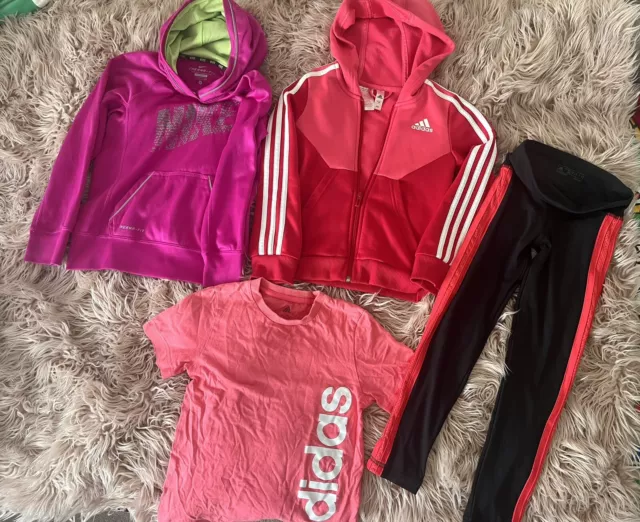 Adidas Girls Size 7-8 Bundle
