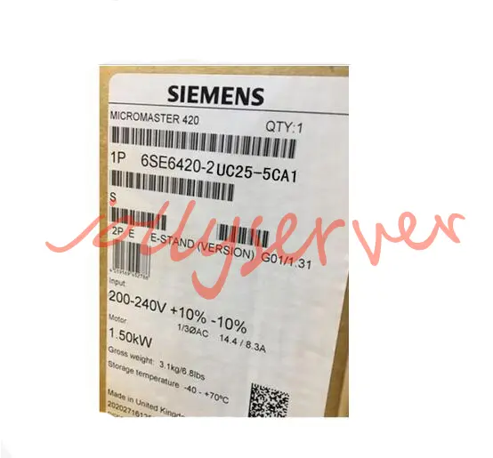 Inverter Siemens 6SE6420-2UC25-5CA1 nuovo