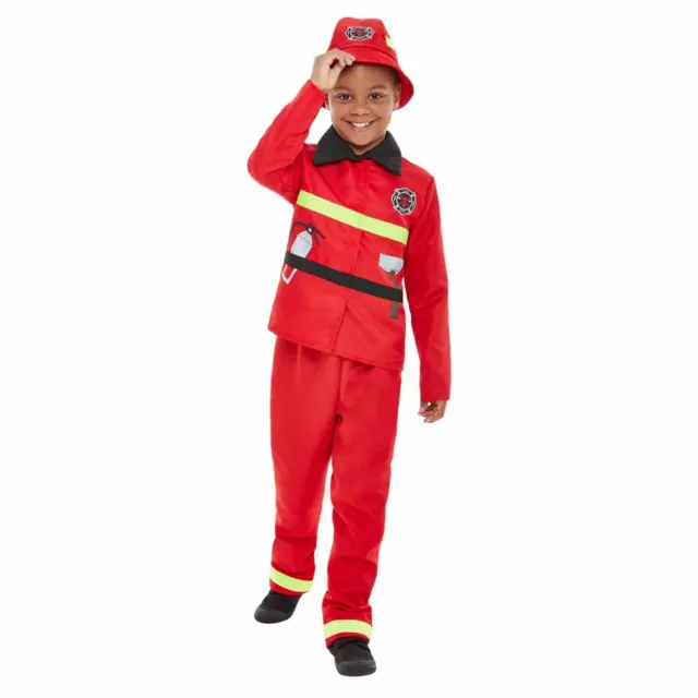 Toddler Fire Fighter Costume Kids Boys Toddler Fancy Dress Book Week Profession