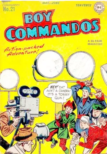 Boy Commandos #21 - DC Comics 1947 - Vintage Collectible