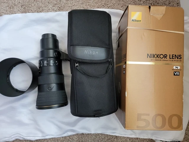 Nikon Nikkor AF-S 500mm f5.6 E PF ED VR Lens #322