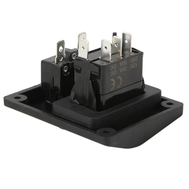 3 Way Bilge Pump Switch Panel 12V 24V Built In 15A Circuit Breaker For Yacht Acc