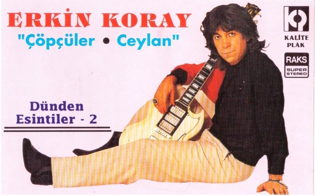 Erkin Koray – Çöpçüler • Ceylan -Dünden Esintiler 2(1997) CASSETTE Turkish Music