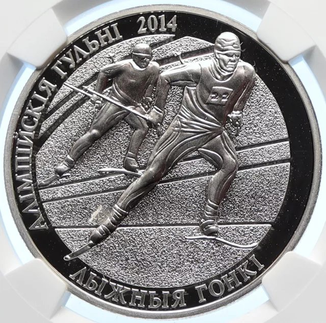 2012 BELARUS 2014 Sochi Olympics X-SKIING Proof Silver 20 Ruble Coin NGC i106394 2012 BELARUS 2014 Sochi Olympics X-SKIING Proof Silver 20 Ruble Coin NGC i106394