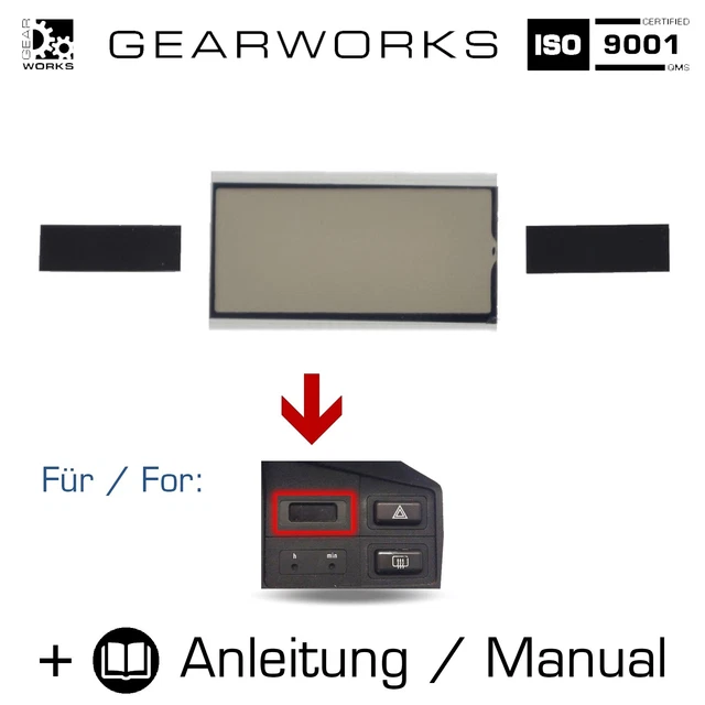 Horloge Numérique à Quartz Pour Voiture - Cadran Rectangulaire Verre - Affichage Clair Jour Et Nuit - 5